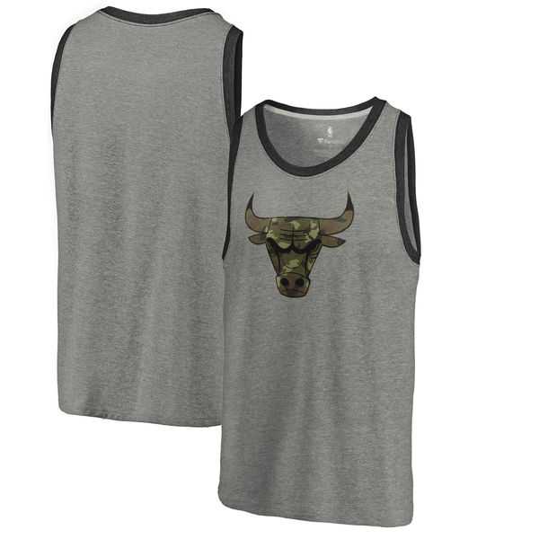 Chicago Bulls Fanatics Branded Camo Collection Prestige Tri-Blend Tank Top - Heathered Gray,We sell and wholesale Chicago Bulls Fanatics Branded Camo Collection Prestige Tri-Blend Tank Top - Heathered Gray on line form chian!